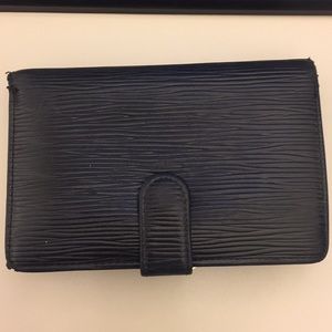 Louis Vuitton Black Epi wallet